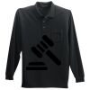 Long Sleeve Silk Touch Polo with Pocket Long Sleeve Silk Touch Polo with Pocket Thumbnail