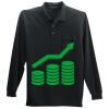 Long Sleeve Silk Touch Polo with Pocket Long Sleeve Silk Touch Polo with Pocket Thumbnail