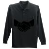 Long Sleeve Silk Touch Polo with Pocket Long Sleeve Silk Touch Polo with Pocket Thumbnail