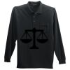 Long Sleeve Silk Touch Polo with Pocket Long Sleeve Silk Touch Polo with Pocket Thumbnail