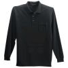 Long Sleeve Silk Touch Polo with Pocket Long Sleeve Silk Touch Polo with Pocket Thumbnail