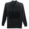 Long Sleeve Silk Touch Polo with Pocket Long Sleeve Silk Touch Polo with Pocket Thumbnail