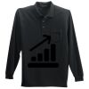 Long Sleeve Silk Touch Polo with Pocket Long Sleeve Silk Touch Polo with Pocket Thumbnail
