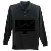 Long Sleeve Silk Touch Polo with Pocket Long Sleeve Silk Touch Polo with Pocket Thumbnail