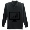 Long Sleeve Silk Touch Polo with Pocket Long Sleeve Silk Touch Polo with Pocket Thumbnail