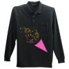 Long Sleeve Silk Touch Polo with Pocket Long Sleeve Silk Touch Polo with Pocket Thumbnail