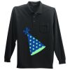 Long Sleeve Silk Touch Polo with Pocket Long Sleeve Silk Touch Polo with Pocket Thumbnail