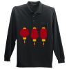 Long Sleeve Silk Touch Polo with Pocket Long Sleeve Silk Touch Polo with Pocket Thumbnail