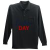Long Sleeve Silk Touch Polo with Pocket Long Sleeve Silk Touch Polo with Pocket Thumbnail