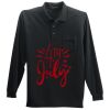Long Sleeve Silk Touch Polo with Pocket Long Sleeve Silk Touch Polo with Pocket Thumbnail