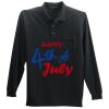 Long Sleeve Silk Touch Polo with Pocket Long Sleeve Silk Touch Polo with Pocket Thumbnail