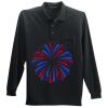 Long Sleeve Silk Touch Polo with Pocket Long Sleeve Silk Touch Polo with Pocket Thumbnail