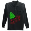 Long Sleeve Silk Touch Polo with Pocket Long Sleeve Silk Touch Polo with Pocket Thumbnail