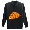 Long Sleeve Silk Touch Polo with Pocket Long Sleeve Silk Touch Polo with Pocket Thumbnail