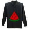 Long Sleeve Silk Touch Polo with Pocket Long Sleeve Silk Touch Polo with Pocket Thumbnail