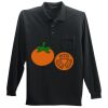 Long Sleeve Silk Touch Polo with Pocket Long Sleeve Silk Touch Polo with Pocket Thumbnail