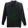 Long Sleeve Silk Touch Polo with Pocket Long Sleeve Silk Touch Polo with Pocket Thumbnail