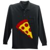 Long Sleeve Silk Touch Polo with Pocket Long Sleeve Silk Touch Polo with Pocket Thumbnail