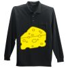 Long Sleeve Silk Touch Polo with Pocket Long Sleeve Silk Touch Polo with Pocket Thumbnail