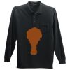 Long Sleeve Silk Touch Polo with Pocket Long Sleeve Silk Touch Polo with Pocket Thumbnail