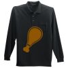 Long Sleeve Silk Touch Polo with Pocket Long Sleeve Silk Touch Polo with Pocket Thumbnail