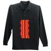 Long Sleeve Silk Touch Polo with Pocket Long Sleeve Silk Touch Polo with Pocket Thumbnail