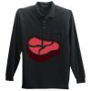 Long Sleeve Silk Touch Polo with Pocket Long Sleeve Silk Touch Polo with Pocket Thumbnail