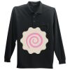 Long Sleeve Silk Touch Polo with Pocket Long Sleeve Silk Touch Polo with Pocket Thumbnail
