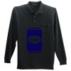 Long Sleeve Silk Touch Polo with Pocket Long Sleeve Silk Touch Polo with Pocket Thumbnail