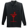 Long Sleeve Silk Touch Polo with Pocket Long Sleeve Silk Touch Polo with Pocket Thumbnail