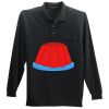 Long Sleeve Silk Touch Polo with Pocket Long Sleeve Silk Touch Polo with Pocket Thumbnail