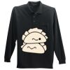 Long Sleeve Silk Touch Polo with Pocket Long Sleeve Silk Touch Polo with Pocket Thumbnail