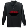 Long Sleeve Silk Touch Polo with Pocket Long Sleeve Silk Touch Polo with Pocket Thumbnail