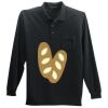 Long Sleeve Silk Touch Polo with Pocket Long Sleeve Silk Touch Polo with Pocket Thumbnail