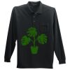 Long Sleeve Silk Touch Polo with Pocket Long Sleeve Silk Touch Polo with Pocket Thumbnail