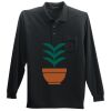 Long Sleeve Silk Touch Polo with Pocket Long Sleeve Silk Touch Polo with Pocket Thumbnail