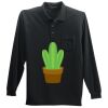 Long Sleeve Silk Touch Polo with Pocket Long Sleeve Silk Touch Polo with Pocket Thumbnail