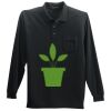 Long Sleeve Silk Touch Polo with Pocket Long Sleeve Silk Touch Polo with Pocket Thumbnail
