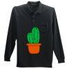 Long Sleeve Silk Touch Polo with Pocket Long Sleeve Silk Touch Polo with Pocket Thumbnail
