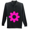 Long Sleeve Silk Touch Polo with Pocket Long Sleeve Silk Touch Polo with Pocket Thumbnail