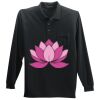 Long Sleeve Silk Touch Polo with Pocket Long Sleeve Silk Touch Polo with Pocket Thumbnail