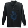 Long Sleeve Silk Touch Polo with Pocket Long Sleeve Silk Touch Polo with Pocket Thumbnail