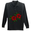 Long Sleeve Silk Touch Polo with Pocket Long Sleeve Silk Touch Polo with Pocket Thumbnail