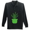 Long Sleeve Silk Touch Polo with Pocket Long Sleeve Silk Touch Polo with Pocket Thumbnail