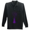 Long Sleeve Silk Touch Polo with Pocket Long Sleeve Silk Touch Polo with Pocket Thumbnail