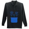Long Sleeve Silk Touch Polo with Pocket Long Sleeve Silk Touch Polo with Pocket Thumbnail