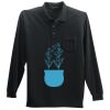 Long Sleeve Silk Touch Polo with Pocket Long Sleeve Silk Touch Polo with Pocket Thumbnail