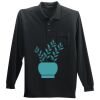 Long Sleeve Silk Touch Polo with Pocket Long Sleeve Silk Touch Polo with Pocket Thumbnail