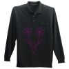 Long Sleeve Silk Touch Polo with Pocket Long Sleeve Silk Touch Polo with Pocket Thumbnail