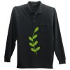 Long Sleeve Silk Touch Polo with Pocket Long Sleeve Silk Touch Polo with Pocket Thumbnail